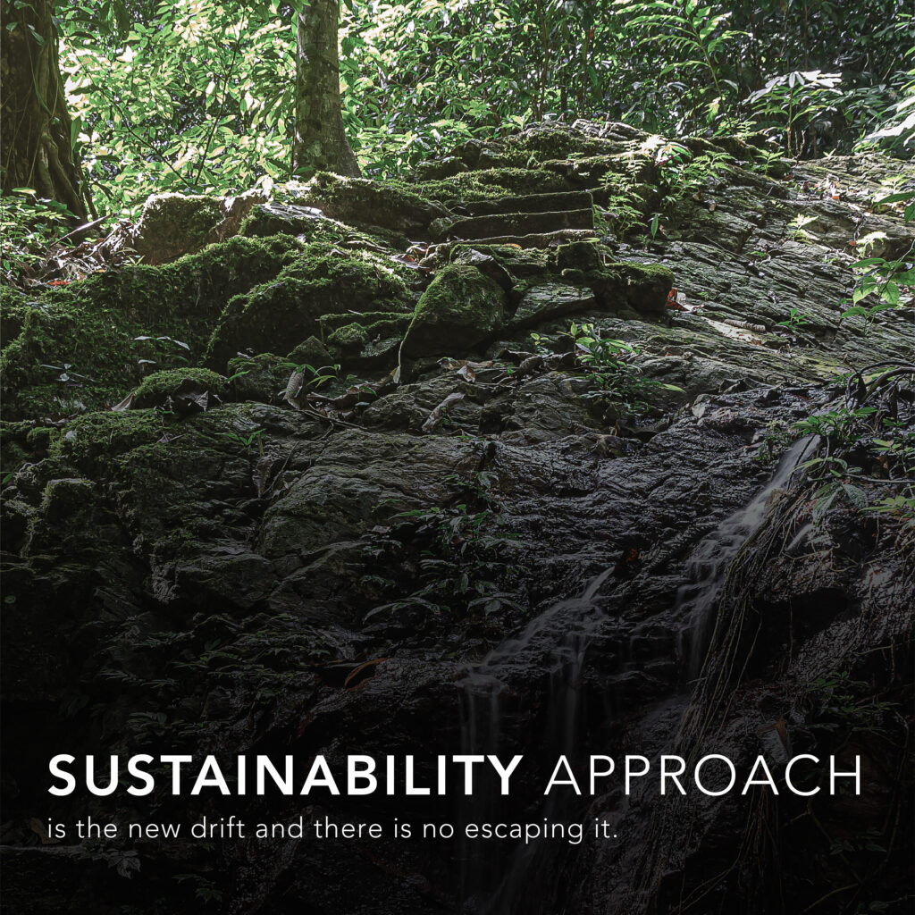 Sustainability approach is the new drift and there is no escaping it.