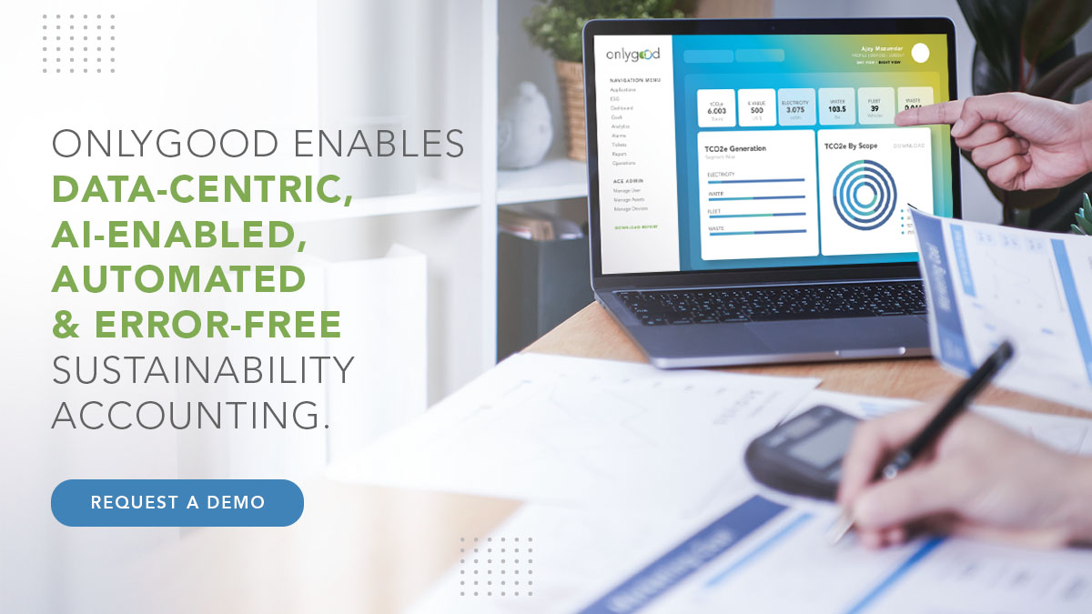 Onlygood enables data-centric, AI-enabled, automated & error-free Sustainability Accounting