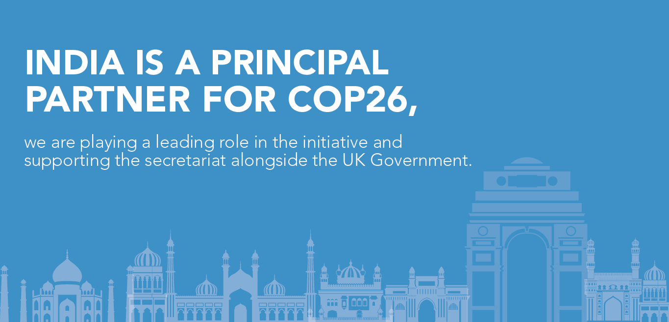 India is a Principal Partner for COP26