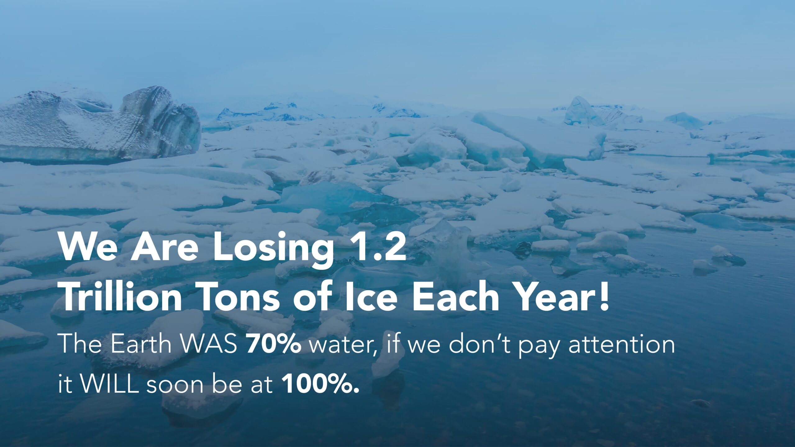 We are Losing 1.2 Trillion Tons of Ice Each Year