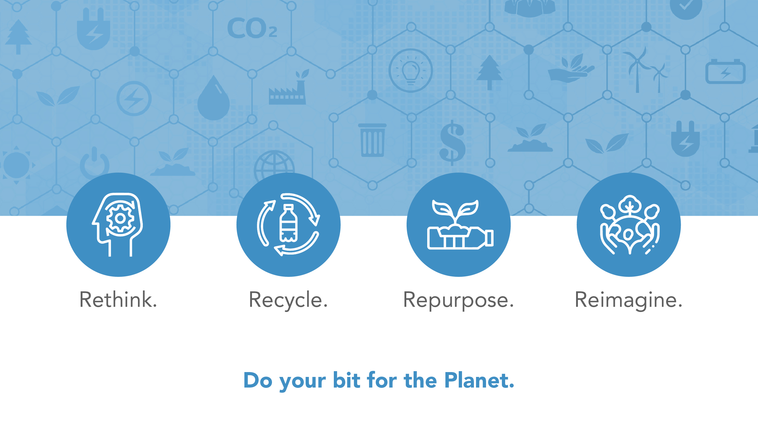 Do your bit for the planet rethink, recycle, repurpose