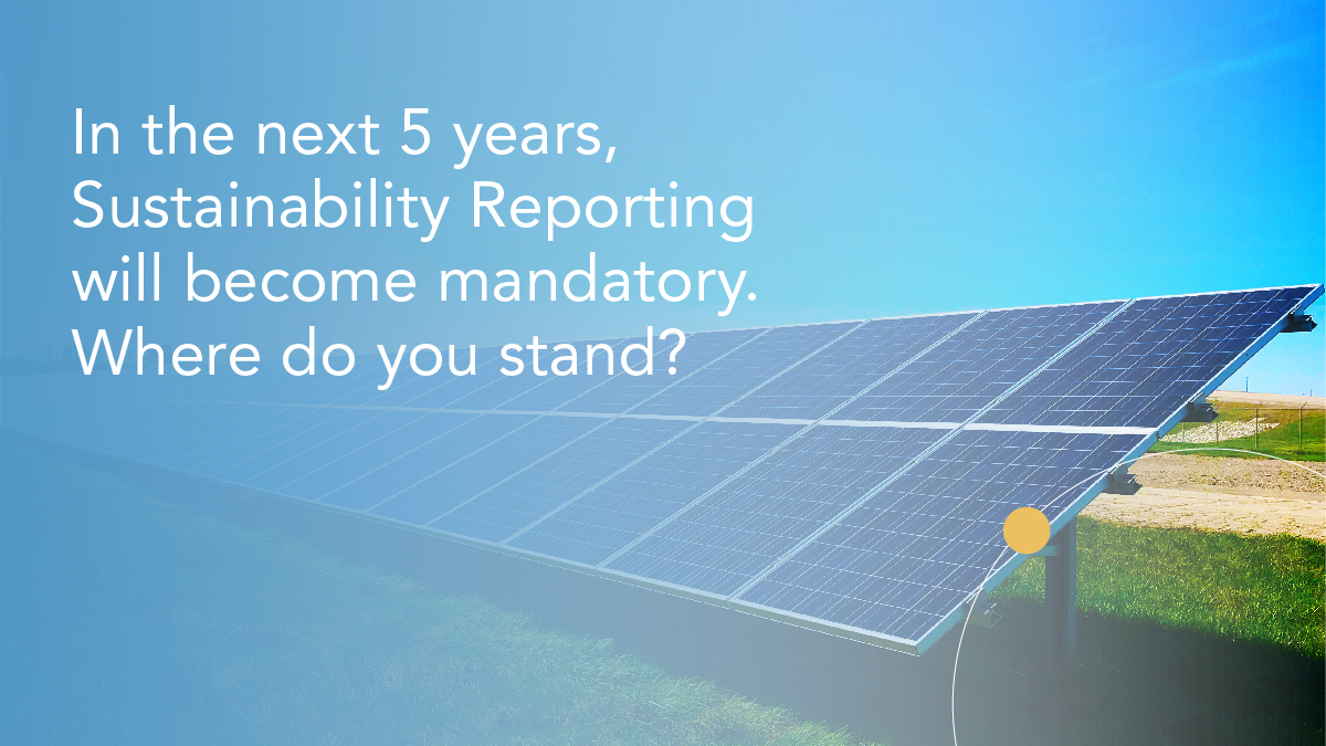 In the next 5 years sustainability reporting will become mandatory where do you stand
